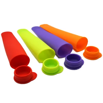 Wholesale Custom 100% Food Grade Silicone Pop Mold Reusable Summer Popsicle Ice Cube Tray Easy Clean DIY Fruit for Home Freezer