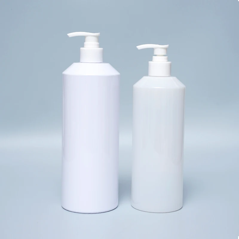 30ML 150ML 250ML 400ML 600ML 800ML Shampoo Shower Gel Pet Round Bottles With Shaved Shoulders