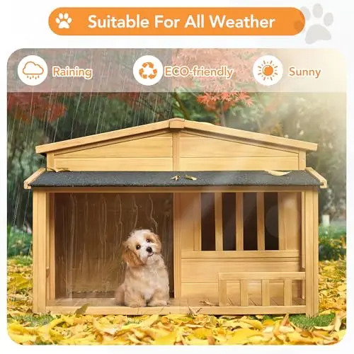 ポーチ付き木製犬小屋屋外 & 屋内犬小屋ペット犬小屋| Alibaba.com