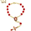 Bracciale in smalto rosso senza scatola