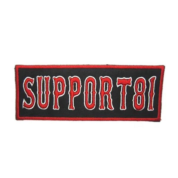 Пользовательский бренд 3D вышивка патч с логотипом ткани значки