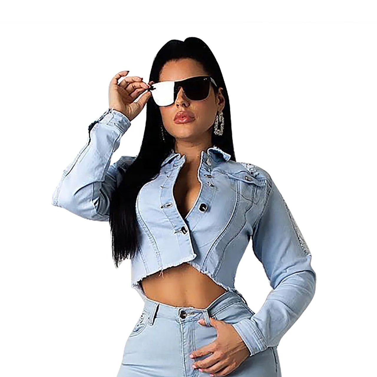 Buy Ladies Jacket Coat,Women Denim 