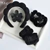 3#black sponge headband 6-piece set