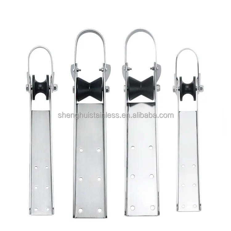 High Quality 316 Stainless Steel Anchor Bow Roller Mirror Polished Marine Accessory New Condition for Boats