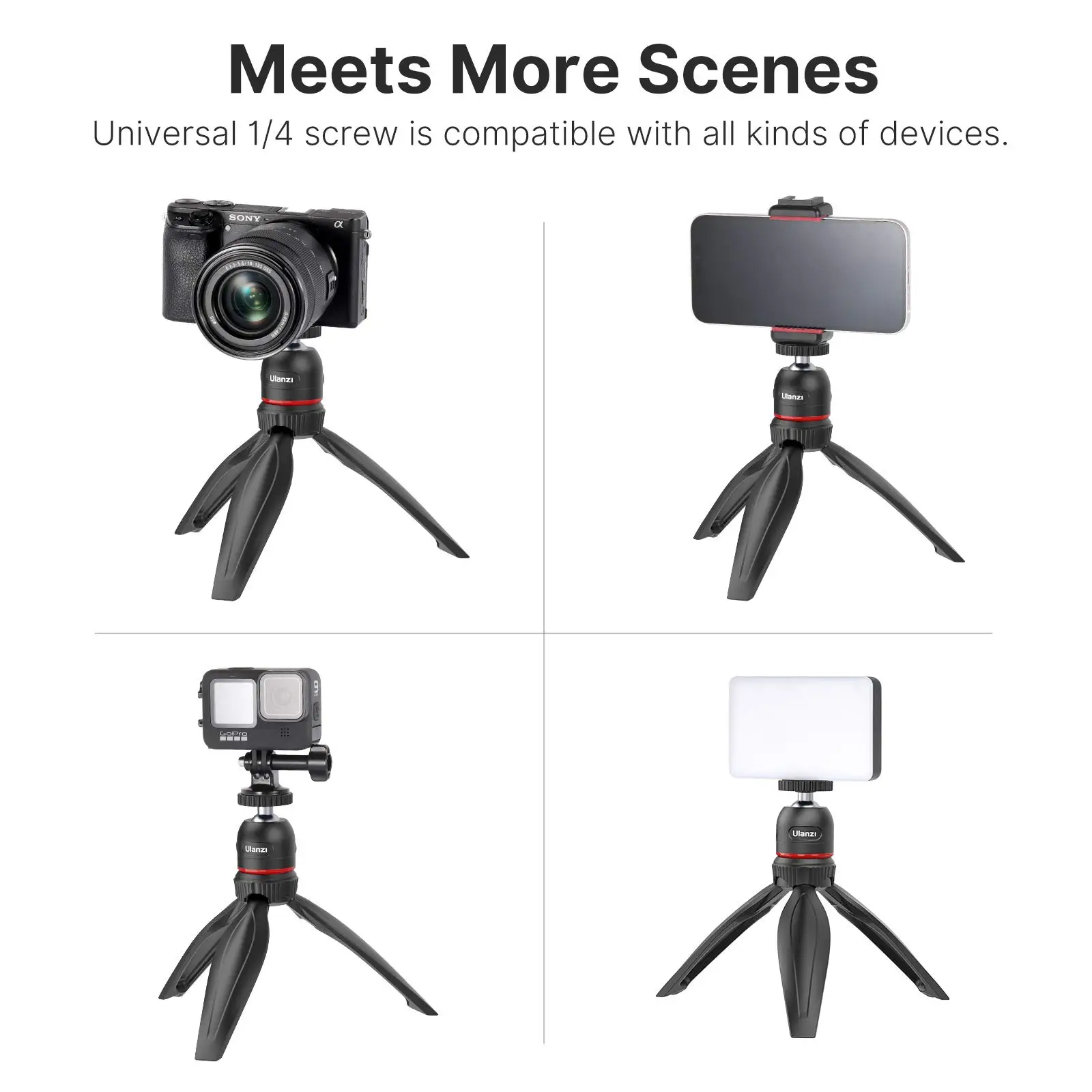 Ulanzi MT-17 камера мини Vlog штатив телефон карманный штатив-Трипод с ручкой Настольный штатив-Трипод стойка для iPhone веб-камеры проектор