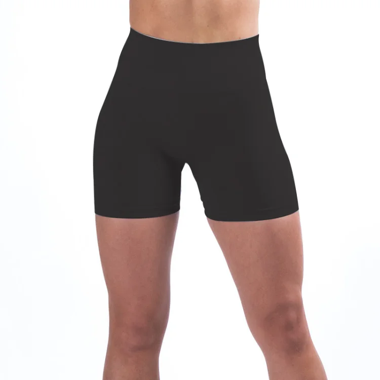 Custom Solid Seamless Sports Shorts Tight Fitness Running Shorts For ...