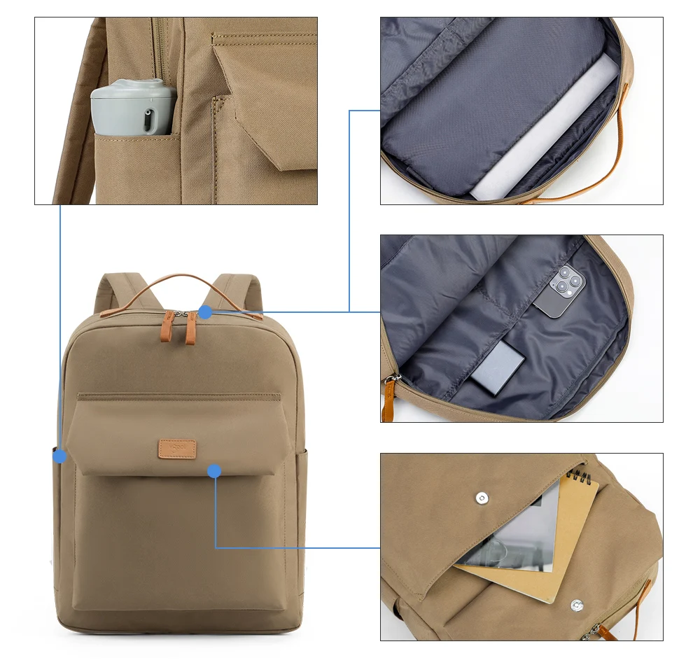 High Quality Custom 100 Recycled Polyester Waterproof Roll Top Travel