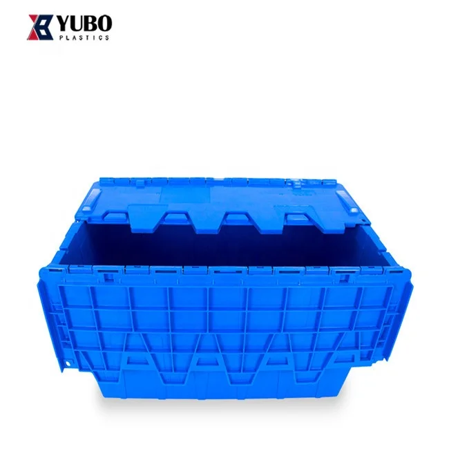 Factory 60L heavy duty moving box plastic moving crate sale