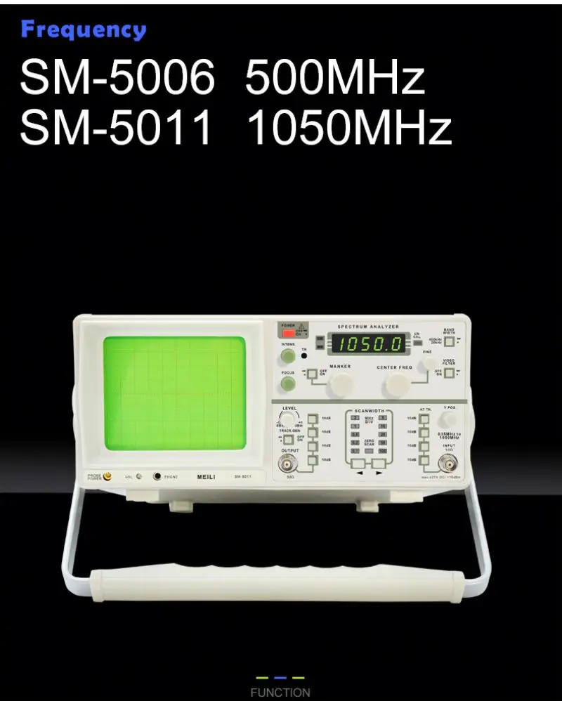 トレース 1ghz Analogue Spectrumn Mch Usb Color Catv Spectrum Analyzer With