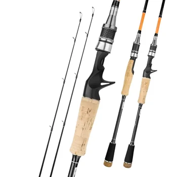 Yu Mingcatcher Carbon Lure Rod Set Double Rod Slightly M/MH Super Hard Straight Handle Throwing Rod Sea Rod Weihai Cork Handle – Hard Lure – view 4