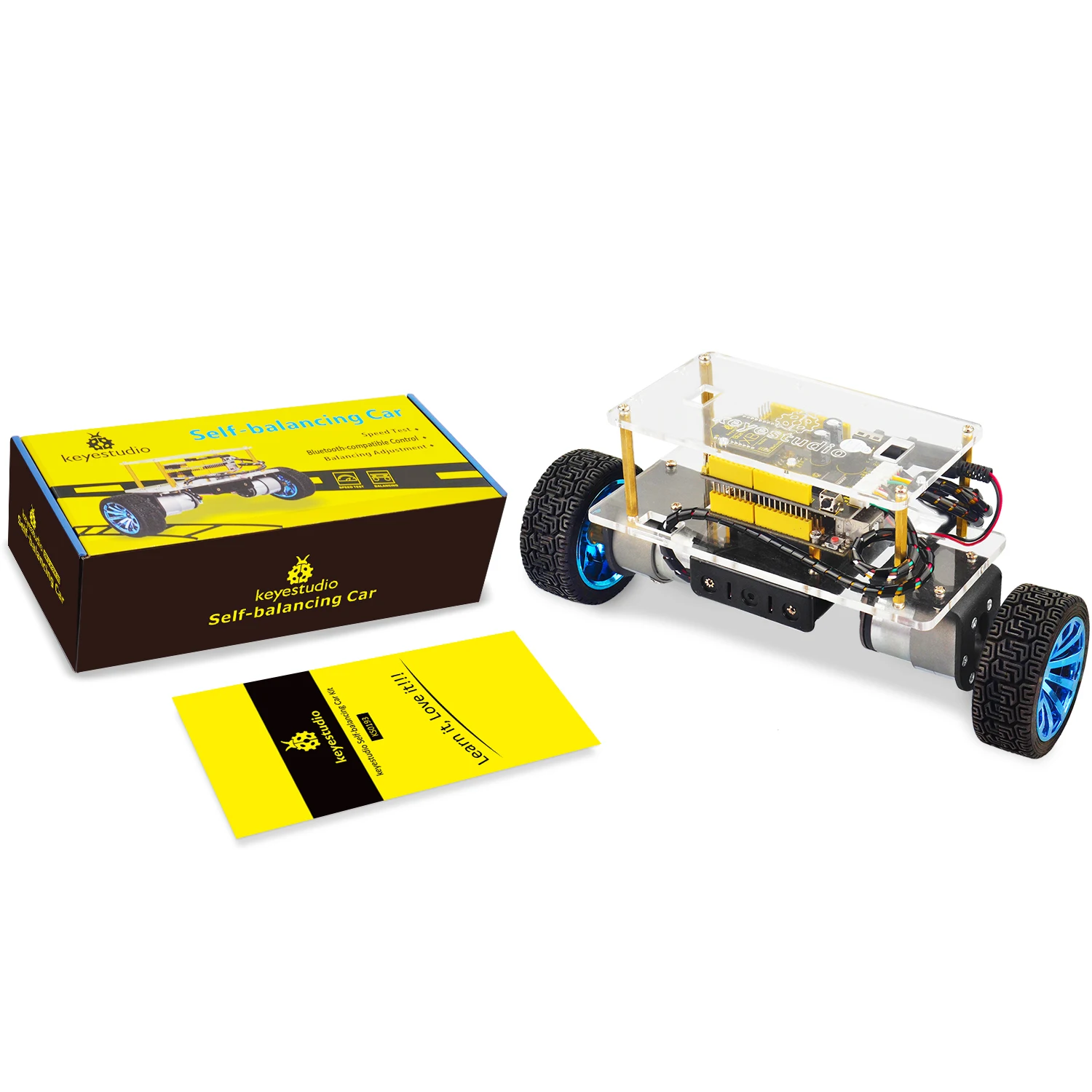 Keyestudio Two Wheel Self Balancing Robot Car for Arduino Robot Car With Mobile Phone Remote Control Self-Balancing Robotics Car