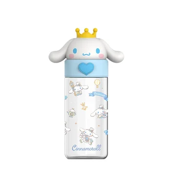 Kawaii Cinnamoroll Water Bottle Kuromi Pompompurin Cartoon Anime Glass ...