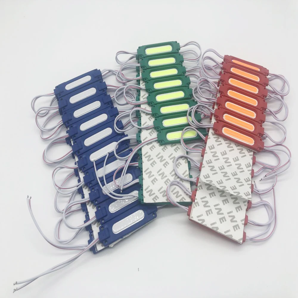 DC12V 2W LED Module Injection COB with Lens Waterproof LED Light Modules for Sign Channel Letter IP65 Aluminum PCB