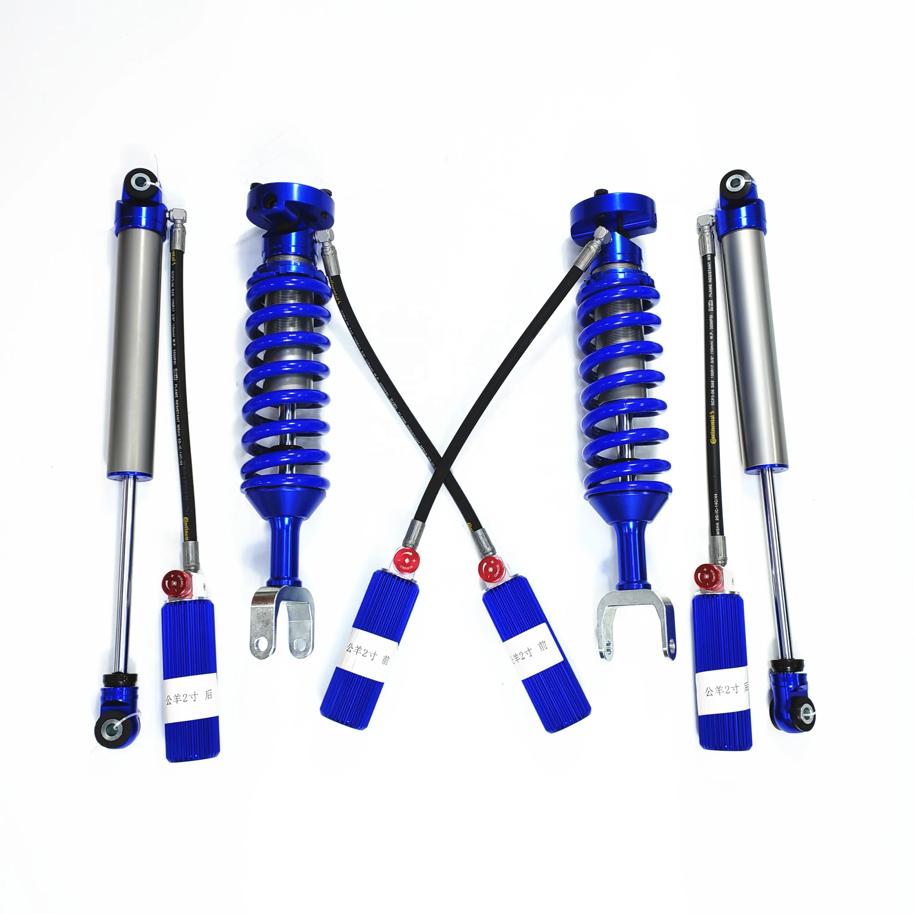 JOKA High Performance Offroad Adjustable 4WD Racing Suspension 4x4 Coilover Shock Absorber for Dodge Ram 1500 2'' Lift