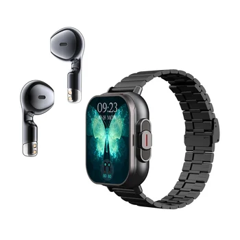 2-in-1 Bluetooth Headset Smart Watch Women GPS 4G 5G Ultra Remote Control Silica Gel Band Pro Max New TFT Sim Sports Use