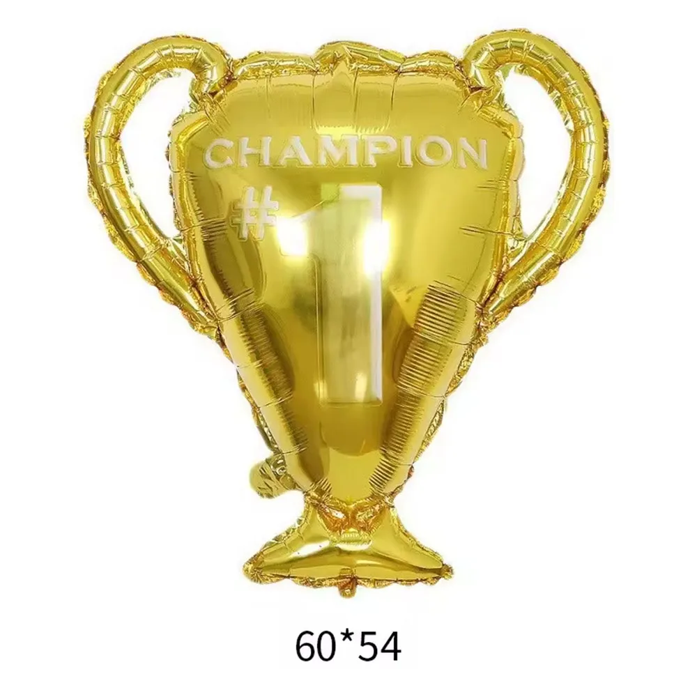 2026 FootballWorld Thick Durable Aluminum Foil Soccer Jersey Shape Balloon Bar Euro Cup Football Night Decor Setup