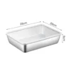 Large size with lid-25*20*5CM-silvery