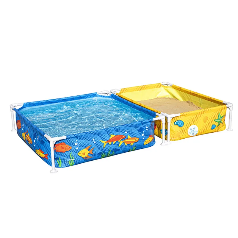 Bestway 561CF Outdoor Rectangular Pvc frame Water pool