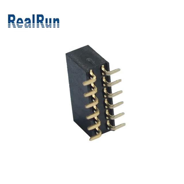 High Quality 2.0mm Low Profile Pin Header 260 Degree Reflow Soldering SMD 2*6P Female Header Connector Wire Housings for SMD