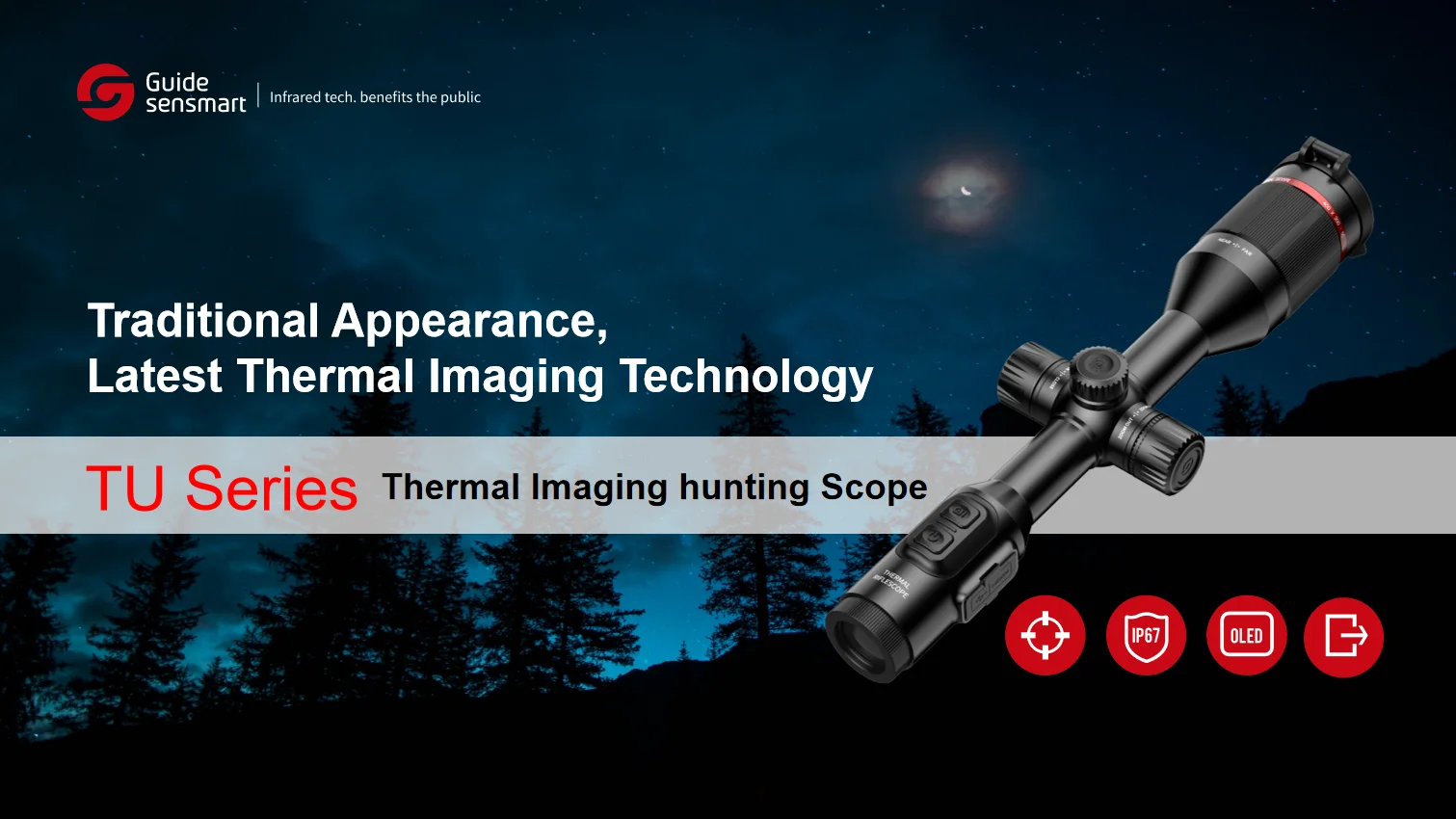 Guide Tu420 Infrared Thermal Imaging Sight Night Vision Sight Thermal