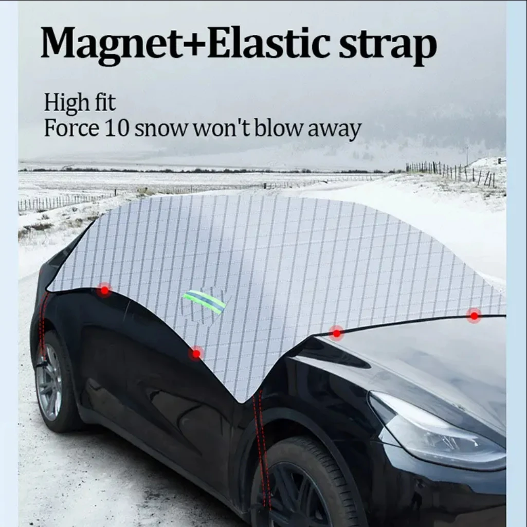 Universal Car Sunshade Snow Cover Foldable Portable Car Windshield Cover Protector Anti-frost Mat
