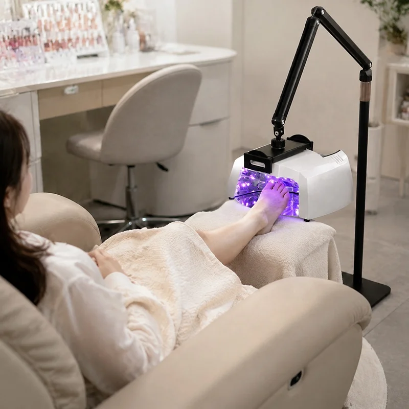 Professional Nail Curing Lamp UV LED with Stand Bracket Infrared Auto Sensor Delay Off Light Smart Nail Dryer for Gel Polish