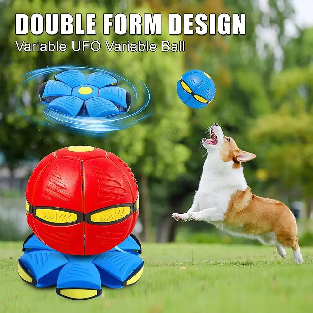 Zmaker New Pet Toy Flying Ball Interactive Flying Saucer Dog Toy