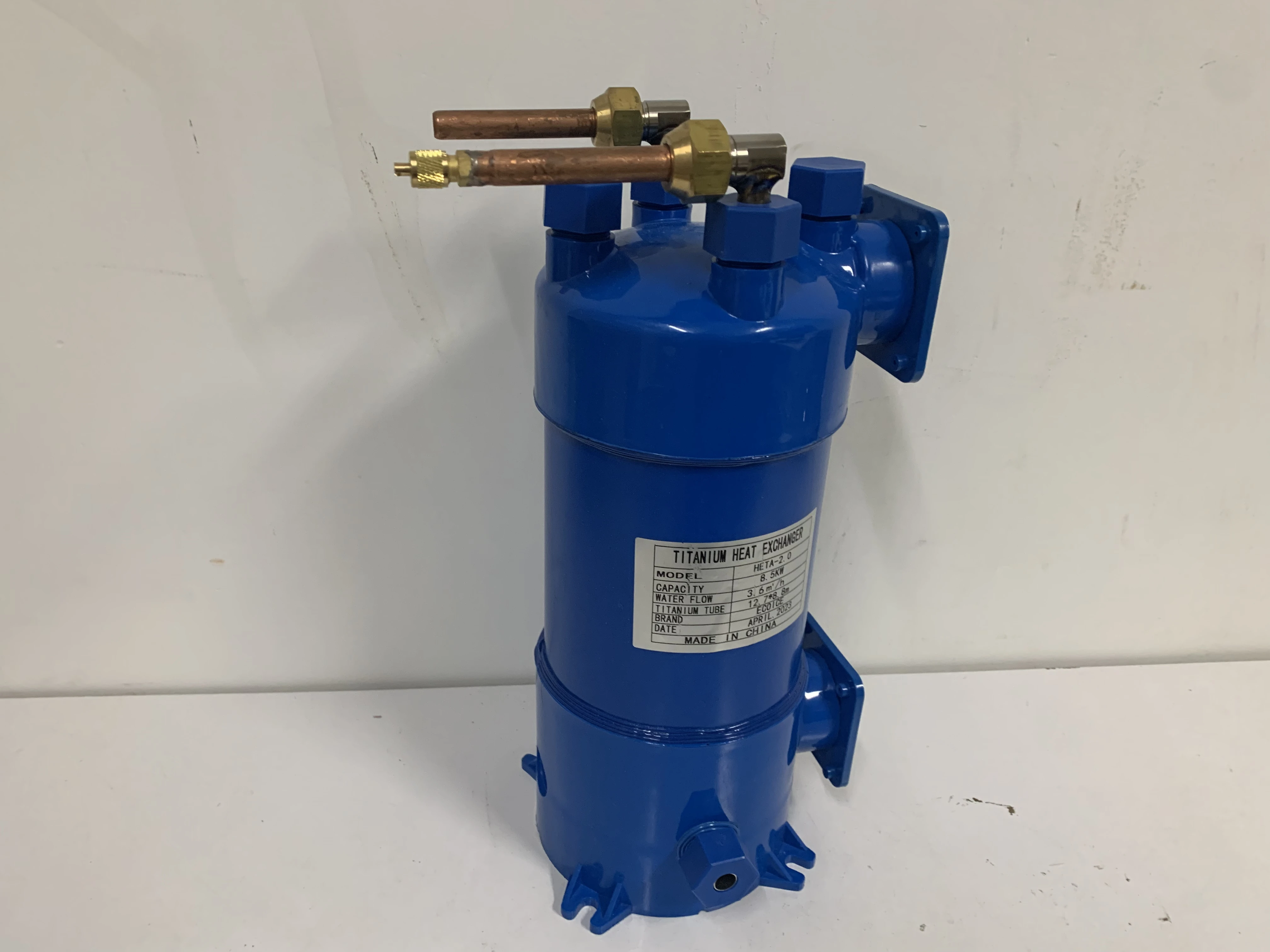 Quick Customization freon Cooling Shell and Tube Heat Exchanger Titanium Chiller for Sale