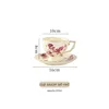 Cup Saucer Set-Red