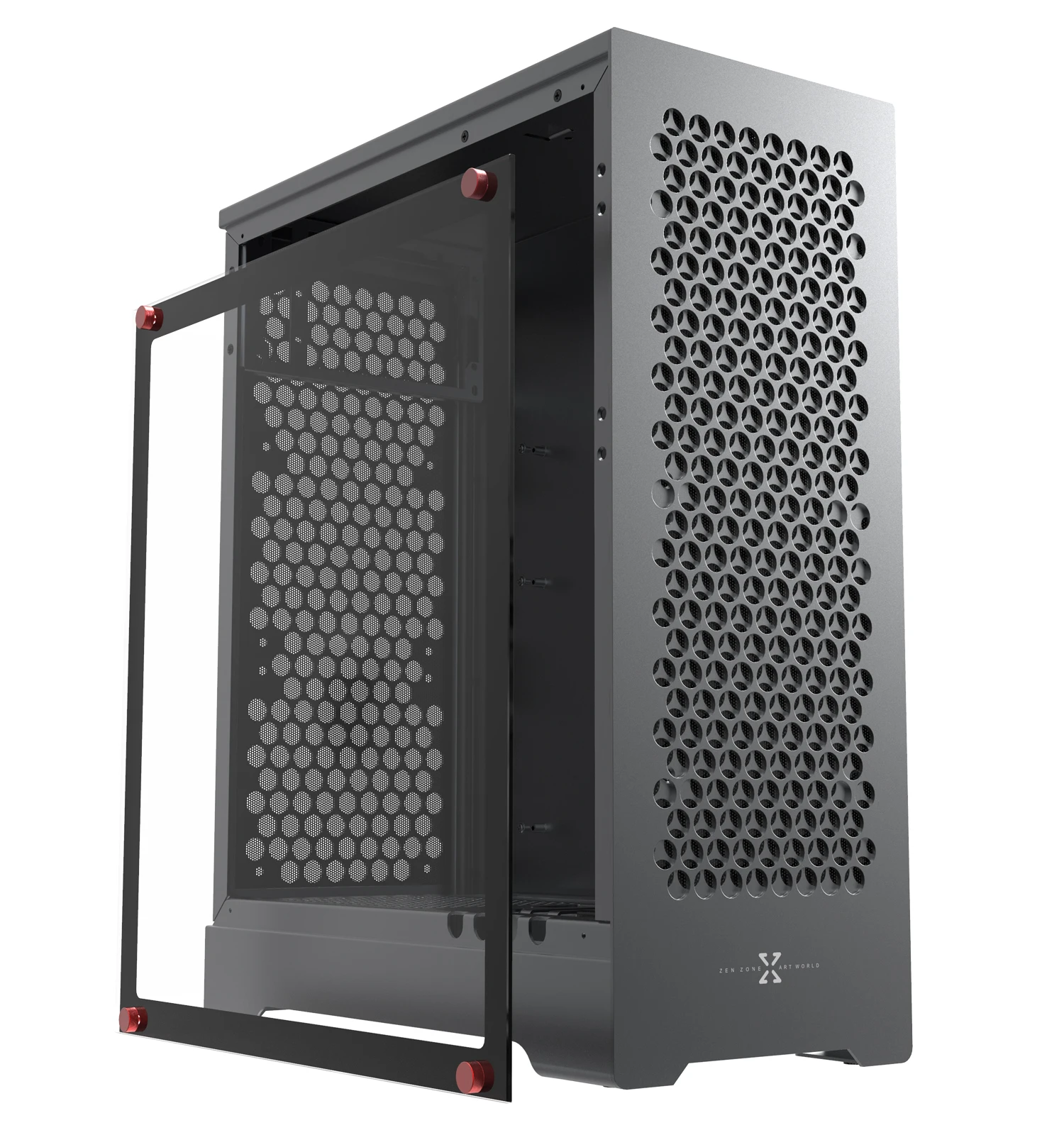 ミニMATXケースC1アルミニウム合金PCケースデスクトップシャーシ