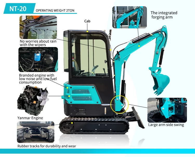 3 Ton Mini Excavator with EPA Euro5 Certificate for Sale