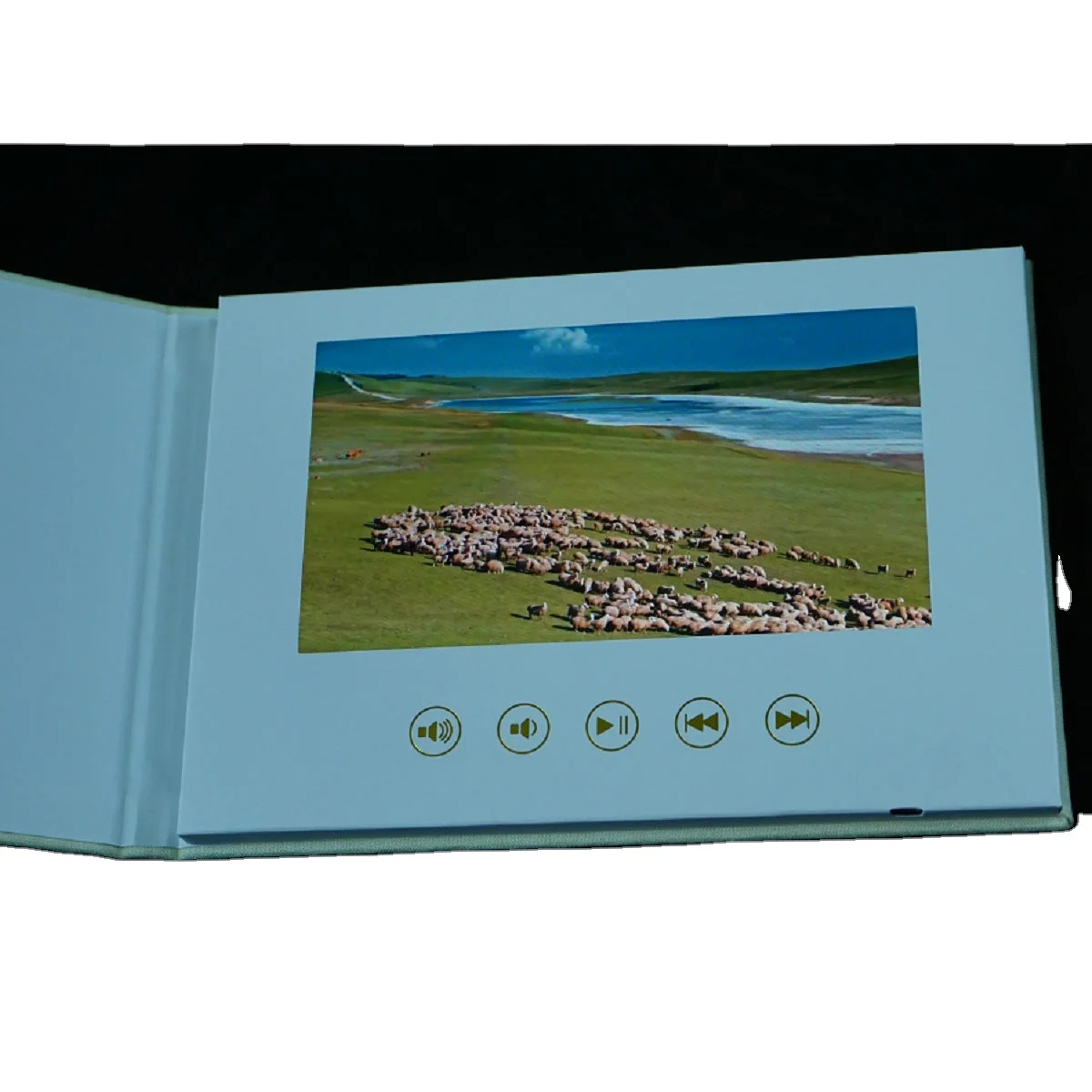 Party Supplies Audio Guest Book Postcards Wedding Invitation Card with Video Player 7inch 10.1inch 5inch 4.3inch 2.4inch