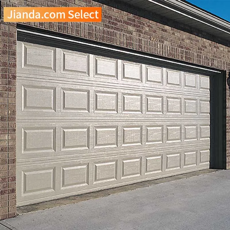 Electrical Front Double Door Design Two Car Garage Doors With CE Cert