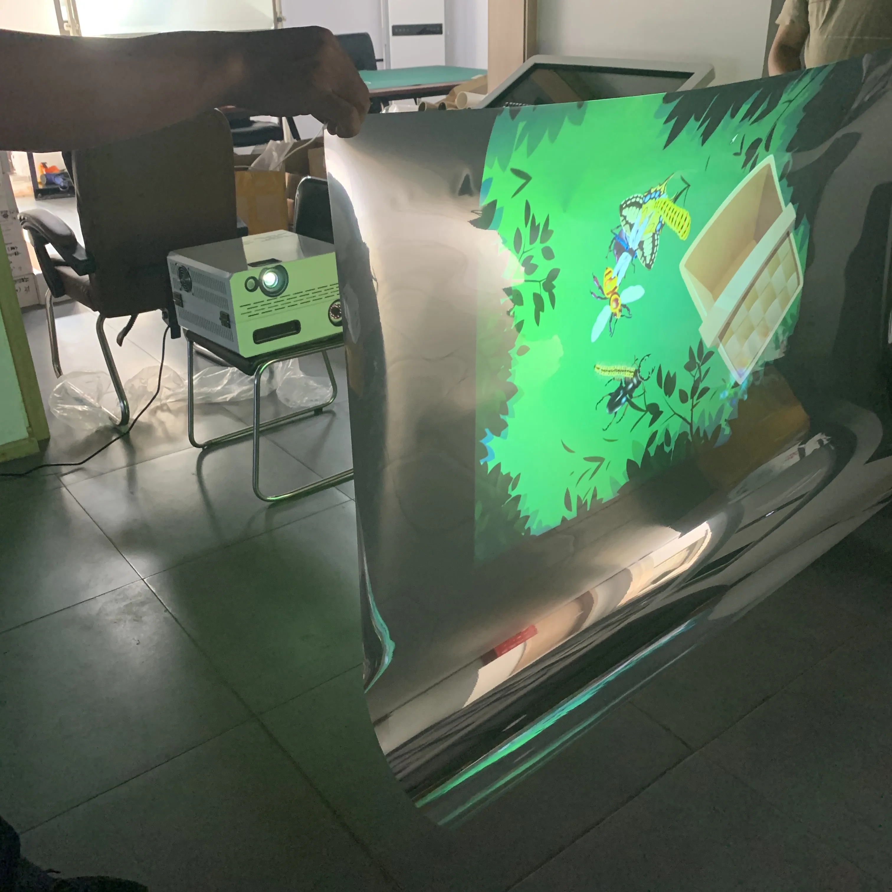 Flow Packing Machine 2025 DeFi Rear Projection Film Magic Image