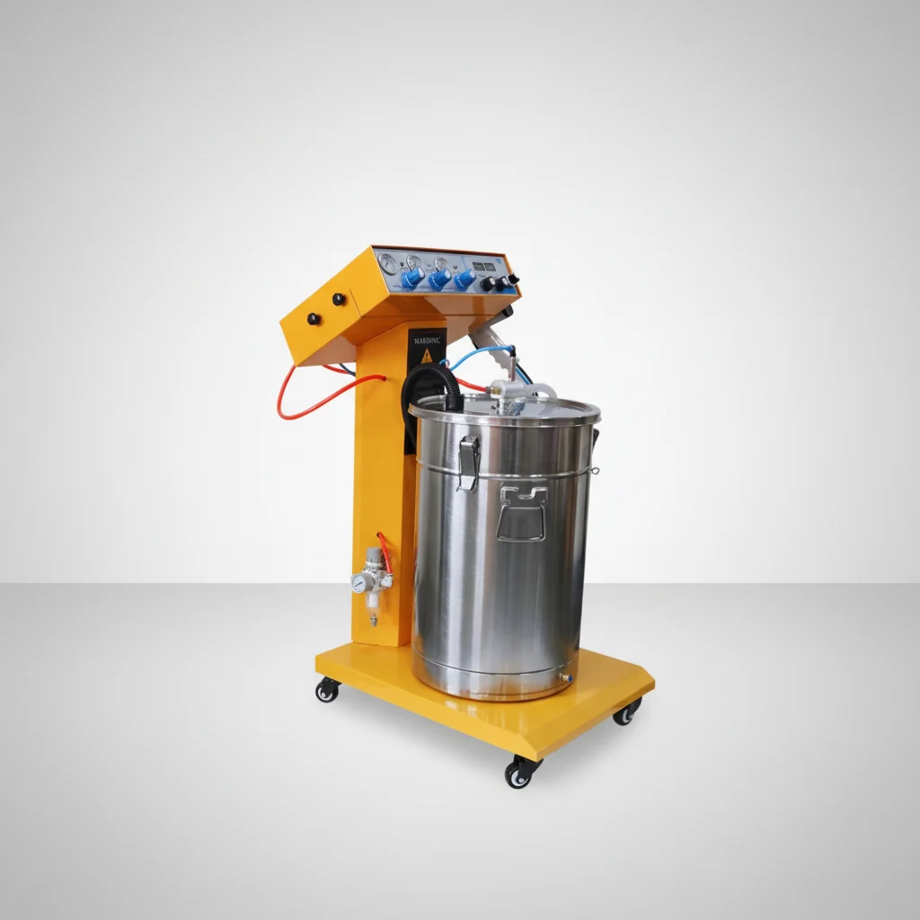 TEBAK Industrial Metal Manual Paint Spray Gun Machine Electrostatic Powder Surface Coating Equipment for Metal