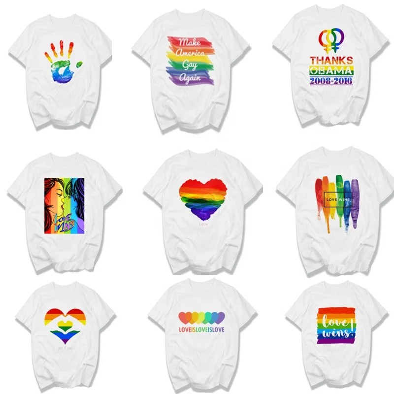 Youth Gay Pride Rainbow Flag T-Shirt - LGBT Love Wins Kids Tee, 100% Cotton, Short Sleeve - View #4