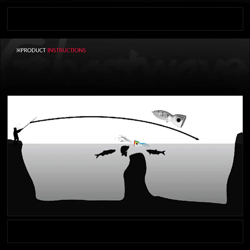 Wood Saltwater Casting Fun 125g 145g Handmade Wood Popper Fishing Lure