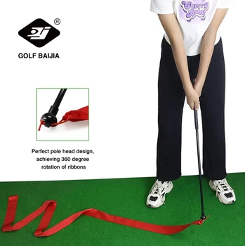 Golf Color Ribbon Swing Trainer - Analyze Swing Path for Improved