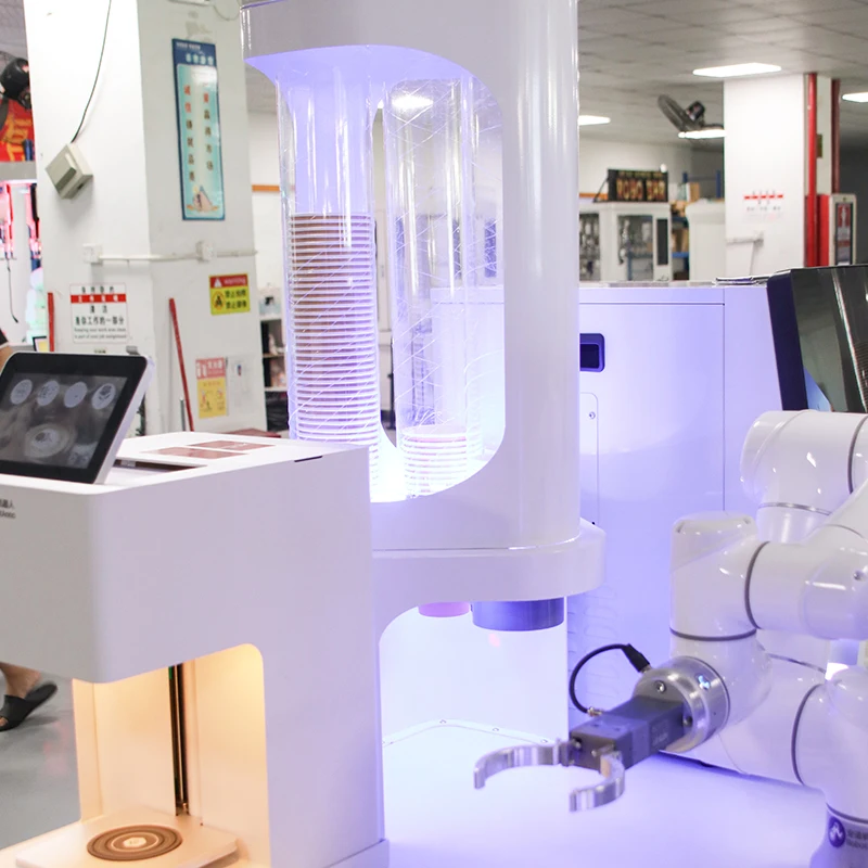 RobotAnno Commercial Robot Coffee Barista Latte Art Machine AI Smart Automatic Vendding Machine Coffee Robot for Commercial Use