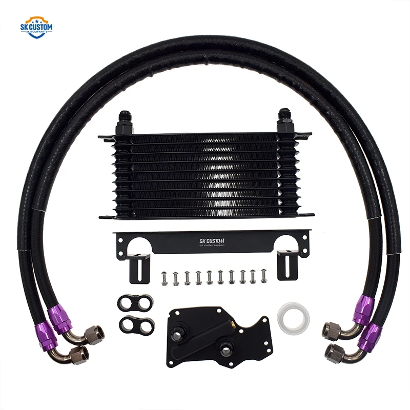 Oil Cooling Cooler For BMW F20 F22 F30 F32 1.5T B38 B46 B48 2.0T Engine Oil Coolant Kit