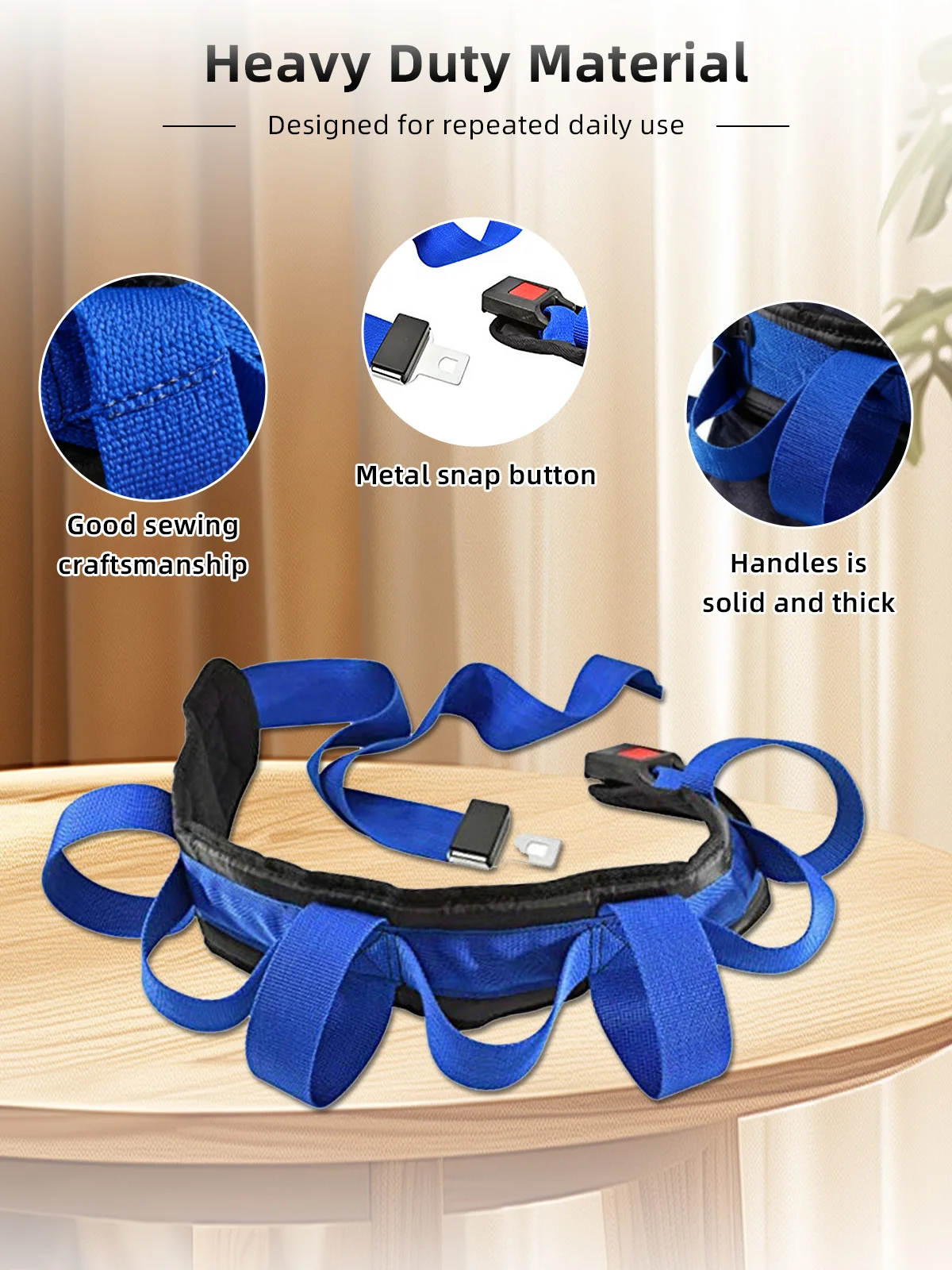 Wholesale Aidingcare PT-3631 Patient Transfer Lift Assist Gait Belt wi - product detail 1