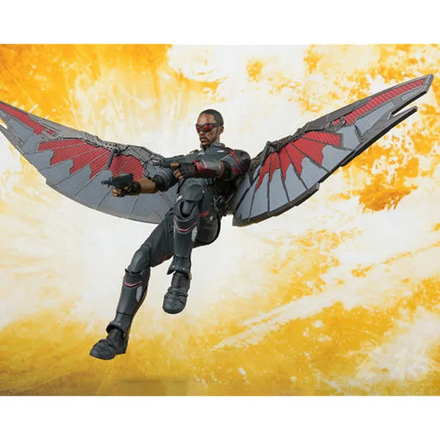 falcon & winter soldier movable boxed figure doll