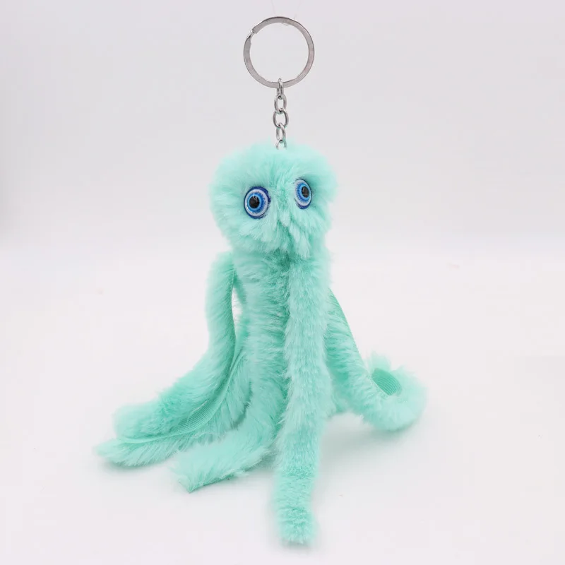 octopus plush keyring