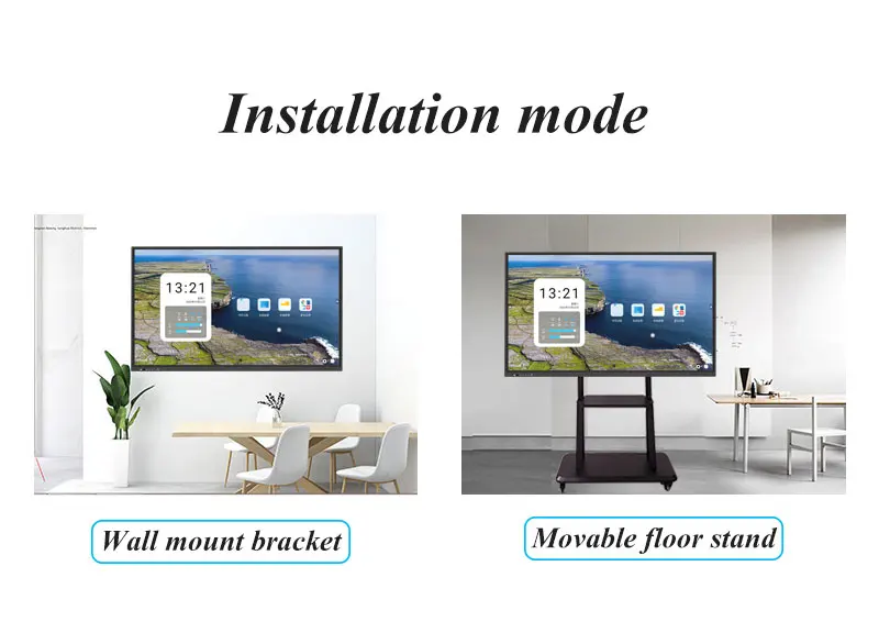 China 4K IFP All in One Smart Board Digital Interactive Flat Panel Dual System With OPS