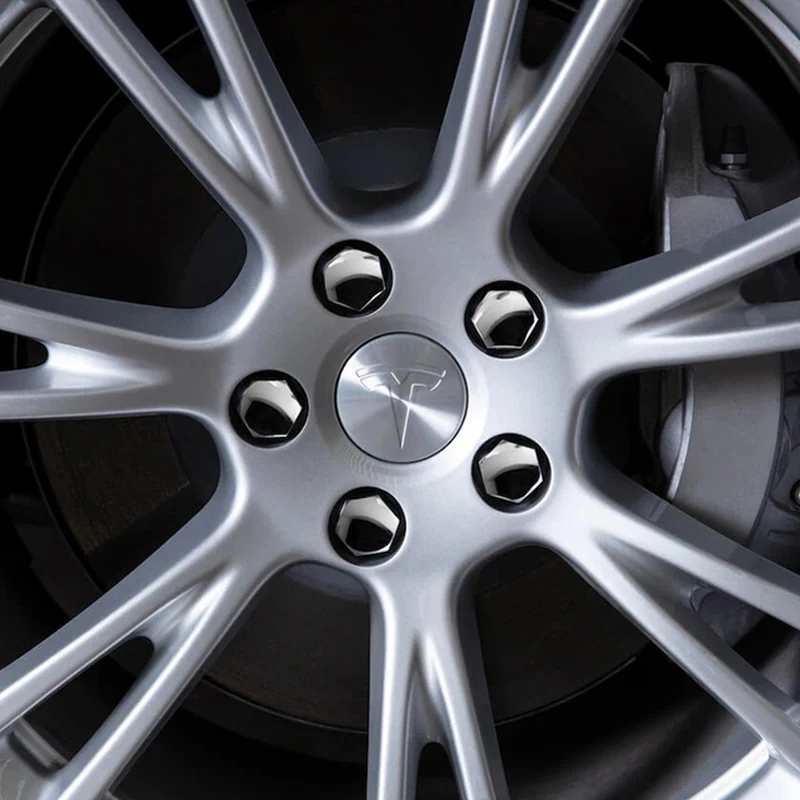 Cache-moyeux Centre Pour Tesla Model 3, Y, S, X - Diamètre 56 Mm, En Métal Et Alliage - Autocollants Ou Badges De Remplacement - 12