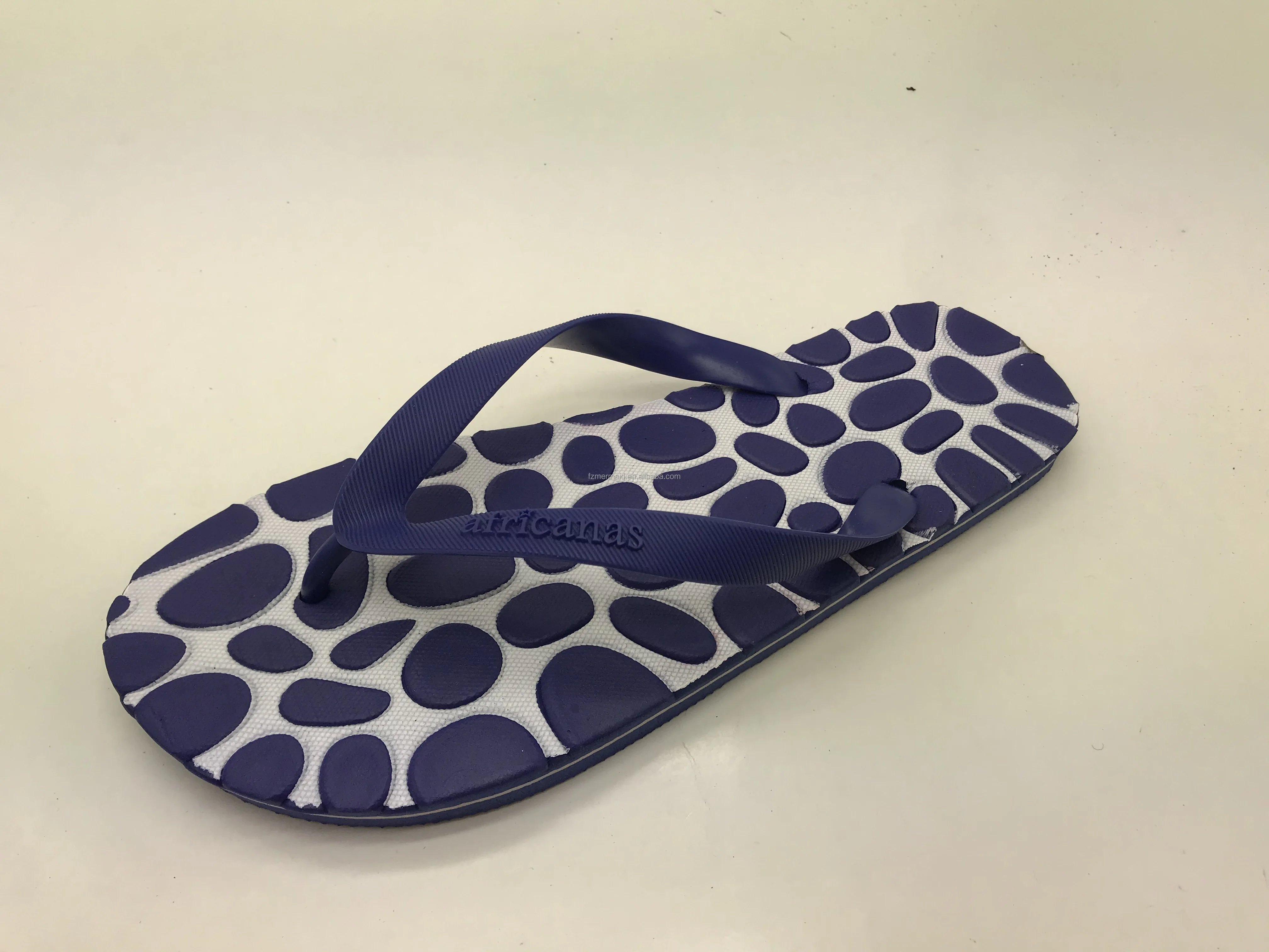 Wholesale and Retail Summer Men's Indoor and Outdoor Non-slip slippers Striped Color Matching Beach Leisure Flip-flops