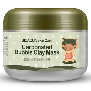 Bioaqua Skin Care Sleep Treatment Mask Whitening Hydration Sticker Cleansing Blackheads Remover Carbonated Bubble Clay Face Mask