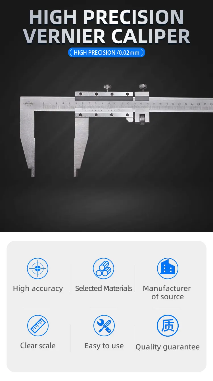 Stainless Steel Digital Vernier Caliper 0-500mm High Precision Digital ...