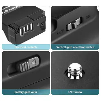Neewer Vertical Battery Grip with Battery Holder Compatible with  EOS RP DSLR Camera product image
