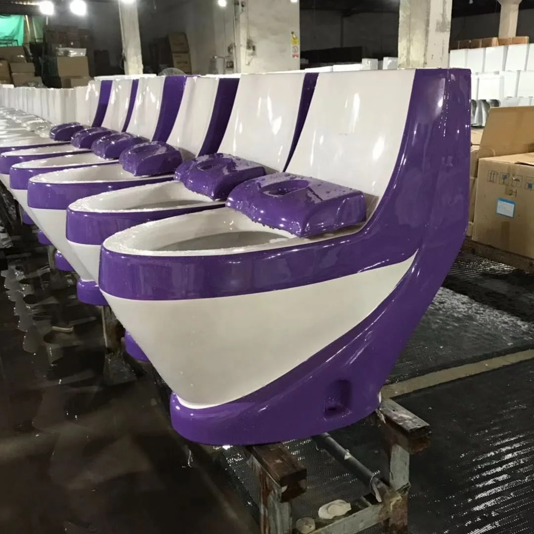 Популярный Уникальный дизайн красочные полные санитарные принадлежности для ванной комнаты серии туалета зеленого Красного черного цвета